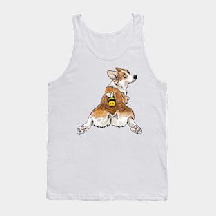 Corgi and bee Tank Top